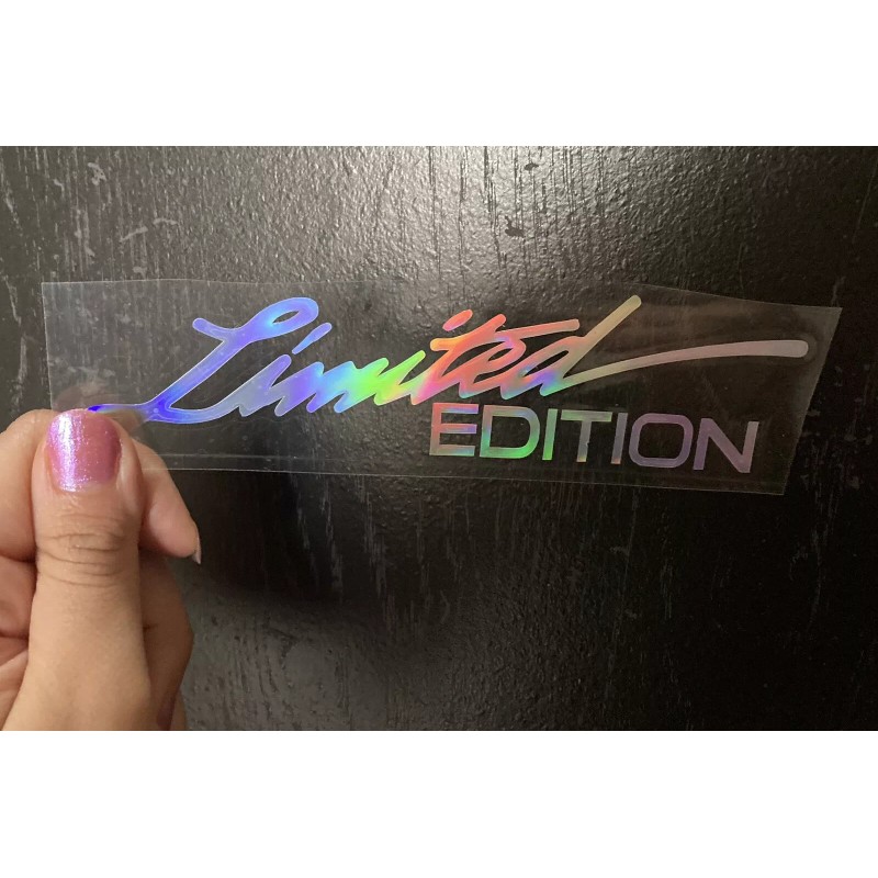 Laser Limited Edition Laser Cut Decal Sticker - Reflective/Mul