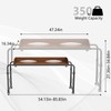 BYMECOST Laptop Desk for Bed, Adjustable Height & Length Laptop