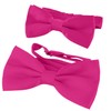 DonDon Father-son bow tie set in partner look, already tied