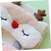 Mikinona Cartoon Animal Plush Eye Mask Elk Blindfold Sleep Mask