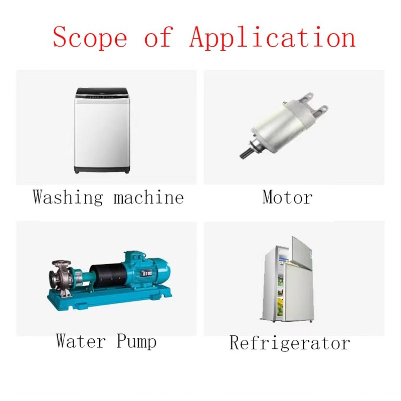 Guozhengpeng CBB60 Starting Capacitor with Double Insert 90UF 450VAC 50/60Hz