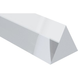 Plastic-Craft Products Acrylic Equilateral Triangle Rod Clear, 1/2" Diameter, 72" Length (Pack of 2)