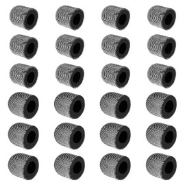 24Pcs Fiber Mesh Stylus Tips Replaceable Stylus Pen Replacement Tip Touch Screen Tip, 2 Sizes (5mm / 0.2 Inch, 6mm / 0.24 Inch)
