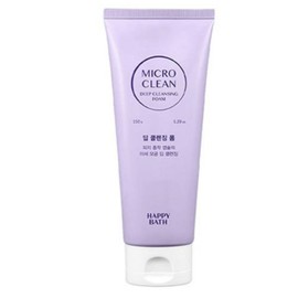 Happy Bath Micro Micellar Deep Cleansing Foam 150ml (Oily) Oily skin sebum care / 해피바스 마이크로 미셀라 딥 클렌징폼 150ml(지성) 지성피부 피지케어