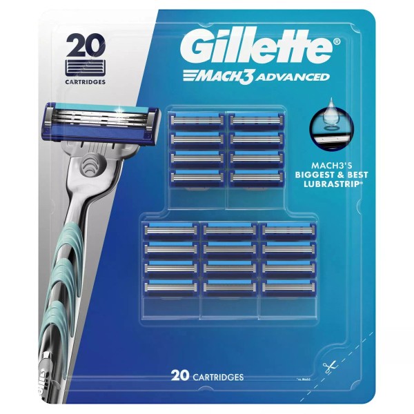 Does not apply Gillette Mach3 Advanced Cartridge Refills, 3 Precision