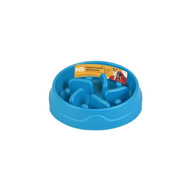 Fancy Pets Plato de Alimentación Lenta para Perros y Gatos,