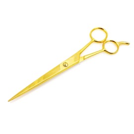 OdontoMed2011® 7.5" Stainless Steel Full Gold Barber Hair Cutting Salon Scissors 7 1/2" ODM