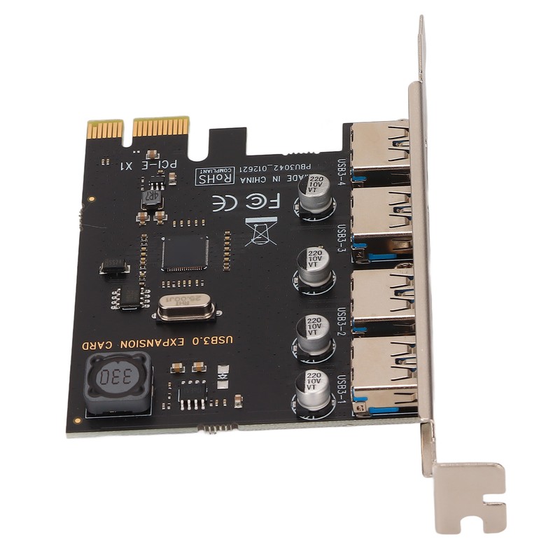 PCI E to USB 3.0 Expansion Card 4 Ports 5Gbps