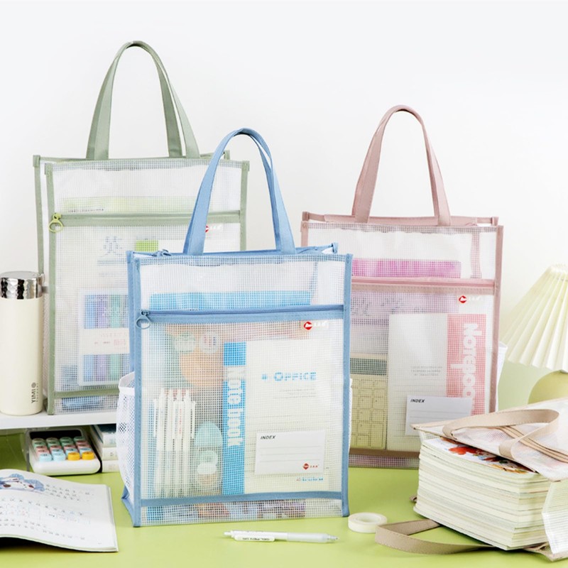 LOLYSIC 5 Pack A4 Size Project Bags for Quilting, 14x11x5