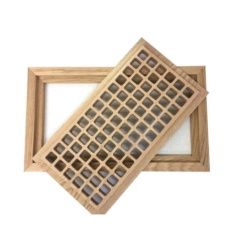 6 Inch x 12 Inch White Oak Hardwood Vent Floor