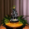 TANZEQI Waterfall Incense Burner Feng Shui Ornaments, Zen Backflow Incense