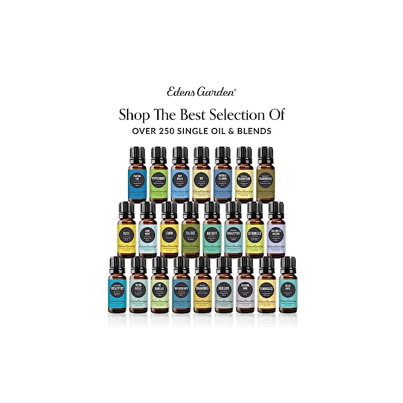 Edens Garden Aceites Esenciales Dolores Molestias Juego Mezclas Aromaterapia 100