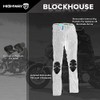 Highway 21 Blockhouse Jeans, Protective Straight-Leg Motorcycle Riding Jeans for