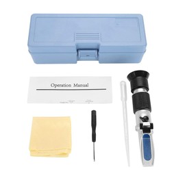 BuyWeek Salinity Refractometer, ATC Digital 0-10% Sea Water Salt Content Meter Aquarium Look Refractometer Temperature