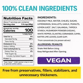 Parami Organic Coconut Curry Simmer Sauce – 16oz Jar | Vegan, Gluten Free, Dairy Free, Nut Free | Authentic Thai Curry Base Made with Fresh Lemongrass, Galangal & Kaffir Lime (Pack of 2, Panang)