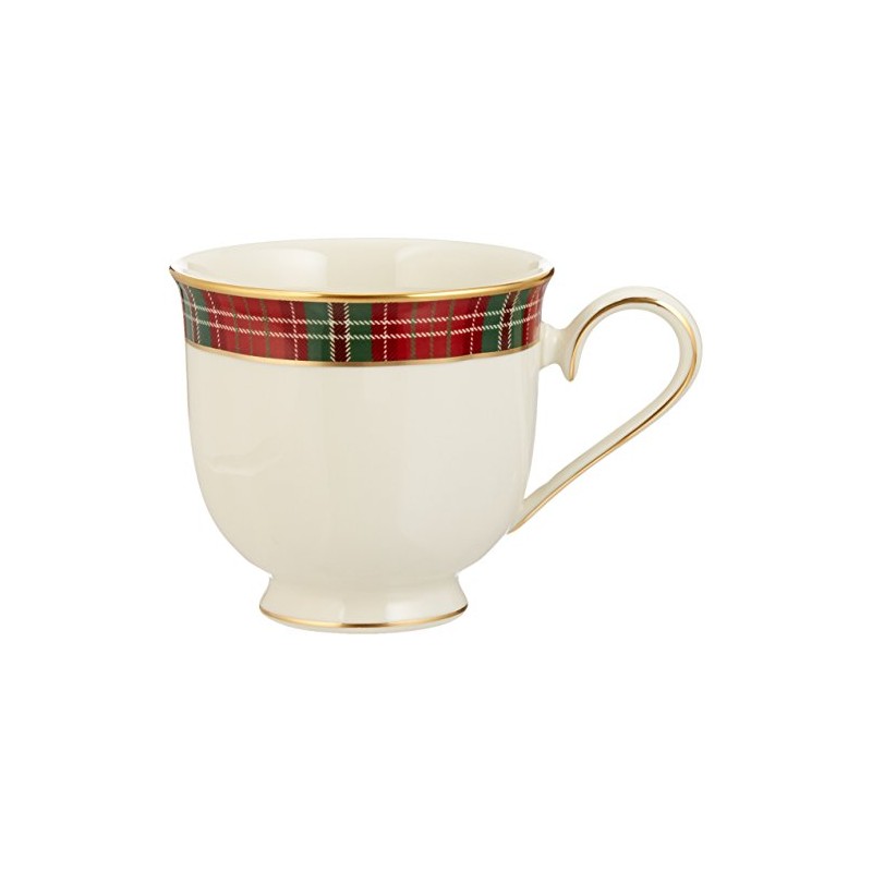 Lenox Winter Greetings Plaid Cup