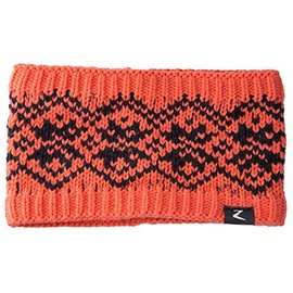 Horze Monika Snowflake Headband - Deep Coral Pink - One Size