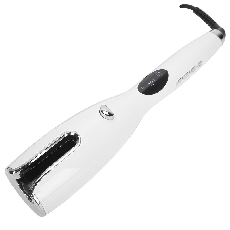 Automatic Hair Curling Iron AntiScald Portable LCD Hair Curling Wand