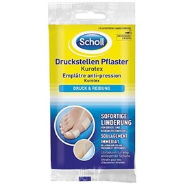 Scholl Pressure Sores - Kurotex - 5 Strips to Cut to Size - Protects Against Friction and Relieves Pressure Pain - Extra Thin and Ideal for Close-fitting Shoes, Small