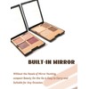4 Colors Neutral Eyeshadow Palette, Matte Shimmer Eye Shadow, Highly