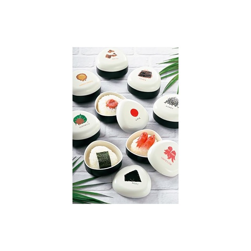 Tatsumiya OBENTO Onigiri Rice Ball Case, Size (W x D