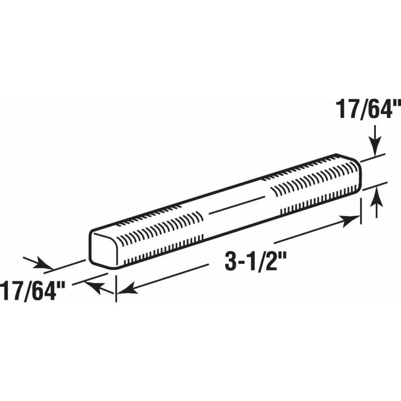 Prime-Line Products E 2459 Prime Line Replacement Door Knob Spindle,