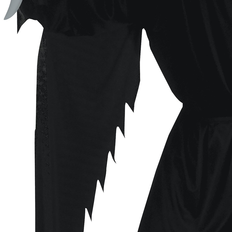 Fun World mens Adult Scream Ghost Face Costume, Black, One