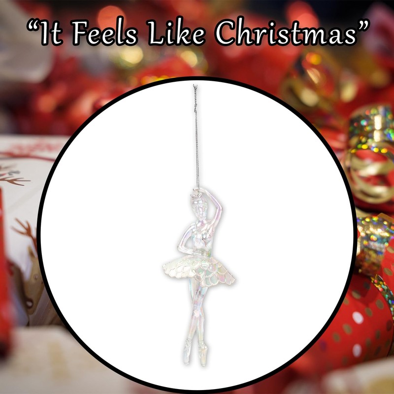 VFM e-Store - Christmas Tree Decoration Iridescent Acrylic Ballerina X