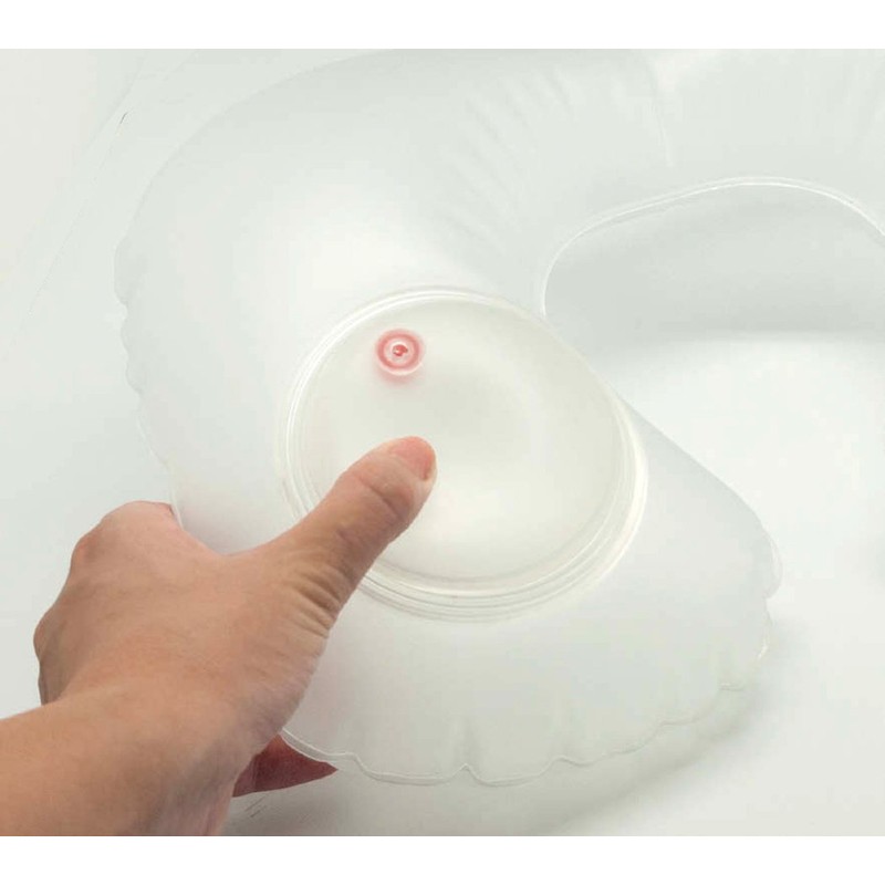 PALAS&DECORELUONNOS KTV-440 Cateva Pumping Neck Pillow, Blue, Polyester, PVC