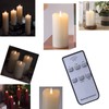 TECHLONG Compatible for The Flameless Candles in Shop, ON/Off/Dimming/Timer Function,