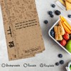 NIL-TECH Kids Paper Lunch Bags - Eco-Friendly Food Safe Brown