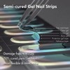 UUUUU. Semi Cured Gel Nail Strips - [Julia], UV Nail