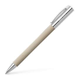 'Faber-Castell 149616 (Ambition Ballpoint Pen with Op Art, White Sand)