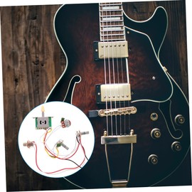 Totority Electric Five-geared Switch Socket Guitar Circuit Harness Wire Kit Electronic Circuit Assembly Guitar Wiring Kit Guitar Circuit Wiring Electrc Guitar Wiring Harness Supplies Bass