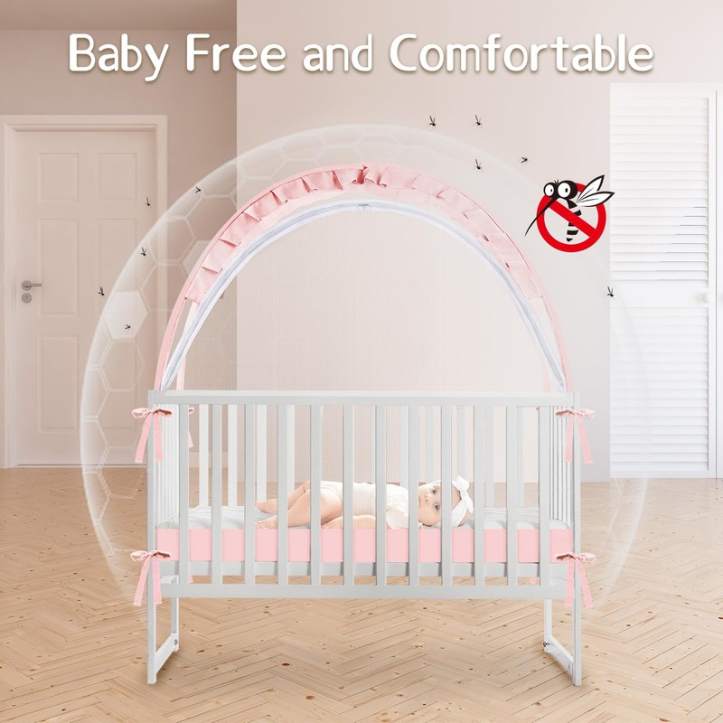 Crib Tent to Keep Baby from Climbing Out - Mesh