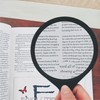 MAGDEPO High Magnification Handheld Magnifier Reading Magnifier Handheld 100mm Diameter