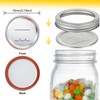 50-Count Canning Jar Lids Wide Regular Mouth Canning Lids for