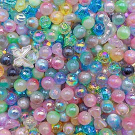 Acrylic Beads Mix(16mm)-Beading making-Bead Assortmens-DIY:_UV Beads_300ml(Best Deal)