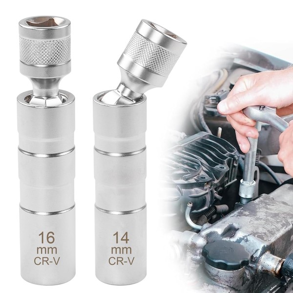 Apdvenk Spark Plug Wrench 14 mm and 16 mm, Pack