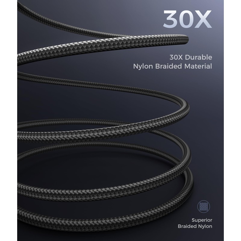 USB C Cable 90 Degree 10FT, USB to USB C