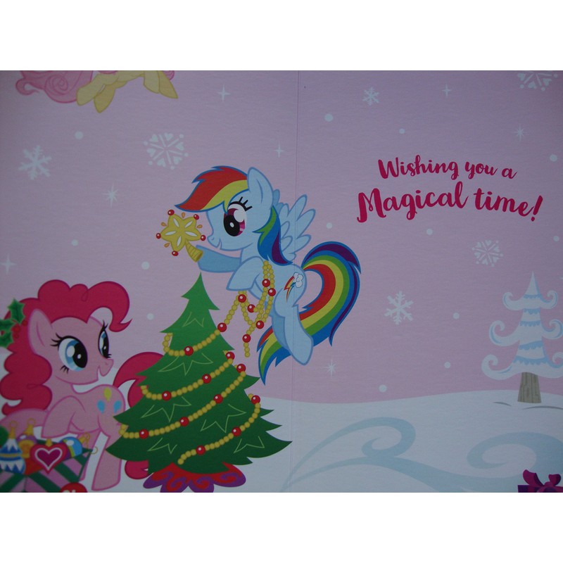 My Little Pony MLX08 Sister Christmas Card,Multi Colour