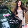 Stickios Non-Magnetic Student Driver Stickers - Removable Student Driver Decals