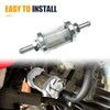 2PCS 5/16" Car Fuel Filter (Silver)