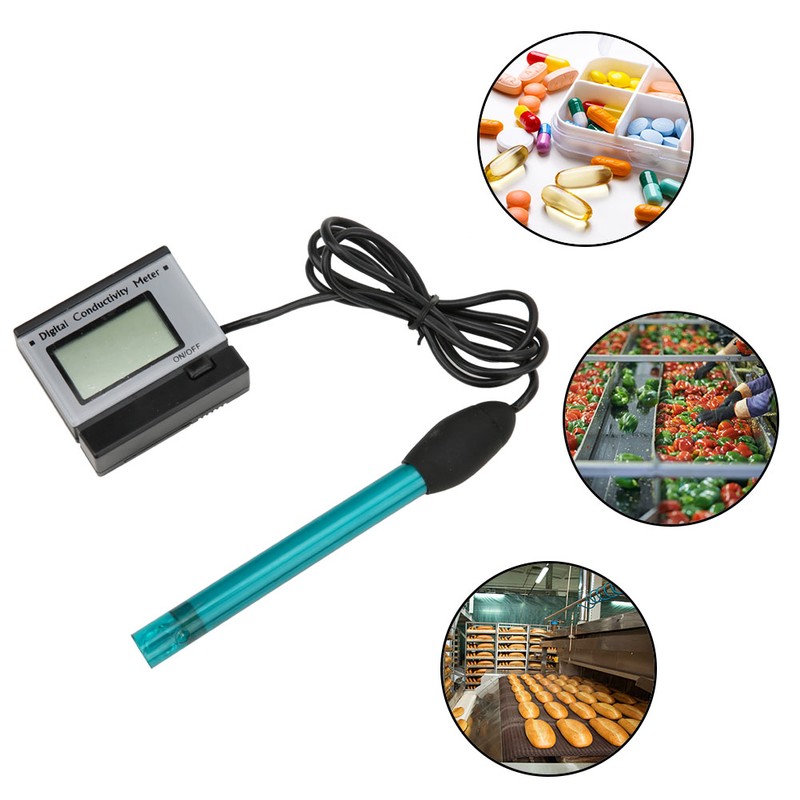 Digital Electrical Conductivity EC Meter Water Quality Tester Detector Monitor