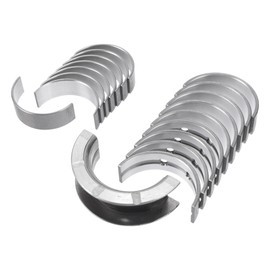 ACROPIX Main Bearing and Connecting Rod Bearing Kit No.LFY111SEO/LFY111SGO for Ford Mondeo 2001-2009 Engine Crankshaft Rod Bearing Metal Silver Tone 18Pcs