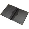 ID and Credit Card Holder With Metal Corners 4 Compartments