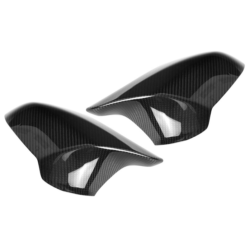 Carbon Fiber Side Wing Mirror ADD ON Covers Fit for