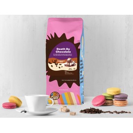 Crazy Cups Chocolate Lovers Ground Coffee Variety Pack 3 Pack, Chocolate Flavored Ground Coffees, Includes Death By Chocolate, Peppermint Chocolate Mocha, Chocolate Raspberry, 10 oz bags