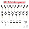 Wjelet 121 Pcs Car Terminal Harness Pin Remover Tool for