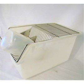 Lab Mouse Rat Rodent Cage & Water Drinking Bottle (Small Cage 11"x6"x6")